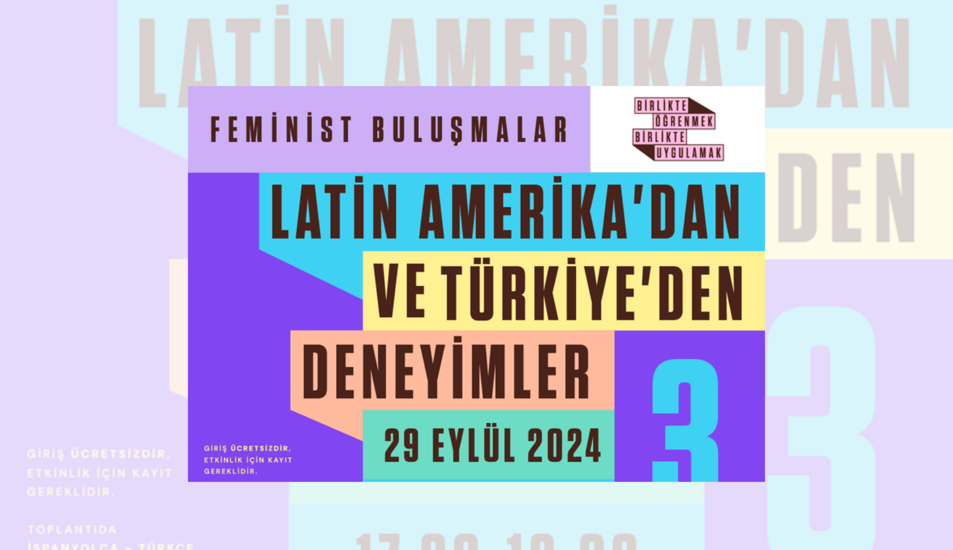 Feminist Buluşmalar:”Latin Amerika’dan ve Türkiye’den Deneyimler” Kaos GL - LGBTİ+ Haber Portalı