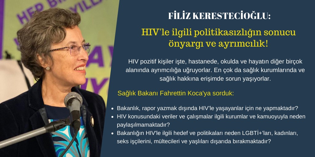 Filiz Kerestecioğlu: HIV'le ilgili politikasızlığın sonucu önyargı ve ayrımcılık | Kaos GL - LGBTİ+ Haber Portalı Haber