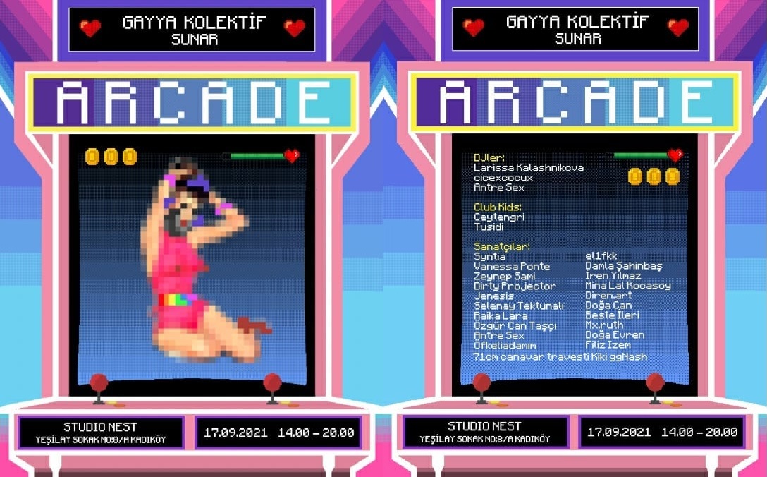 Gayya Kollektif sunuyor: ARCADE | Kaos GL - LGBTİ+ Haber Portalı Haber