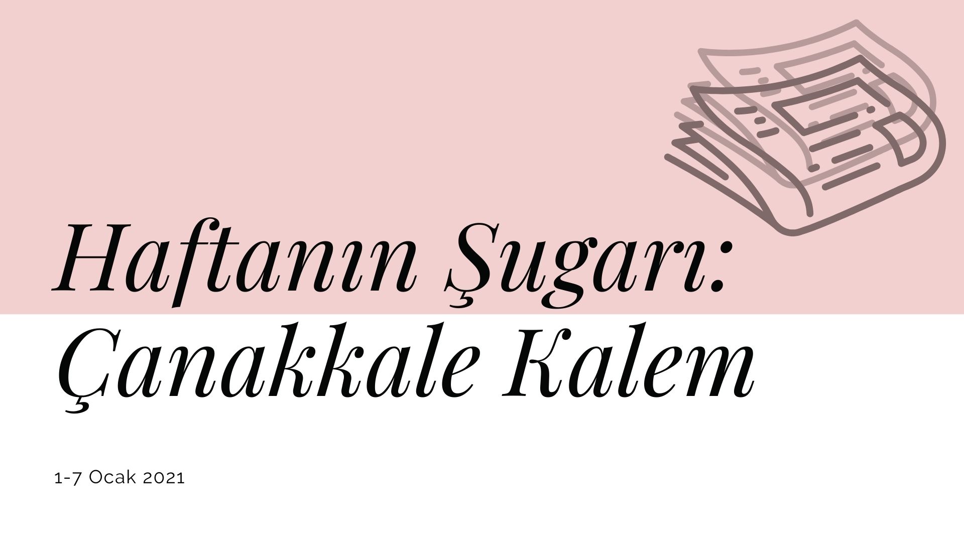 Haftanın şugarı: Çanakkale Kalem | Kaos GL - LGBTİ+ Haber Portalı