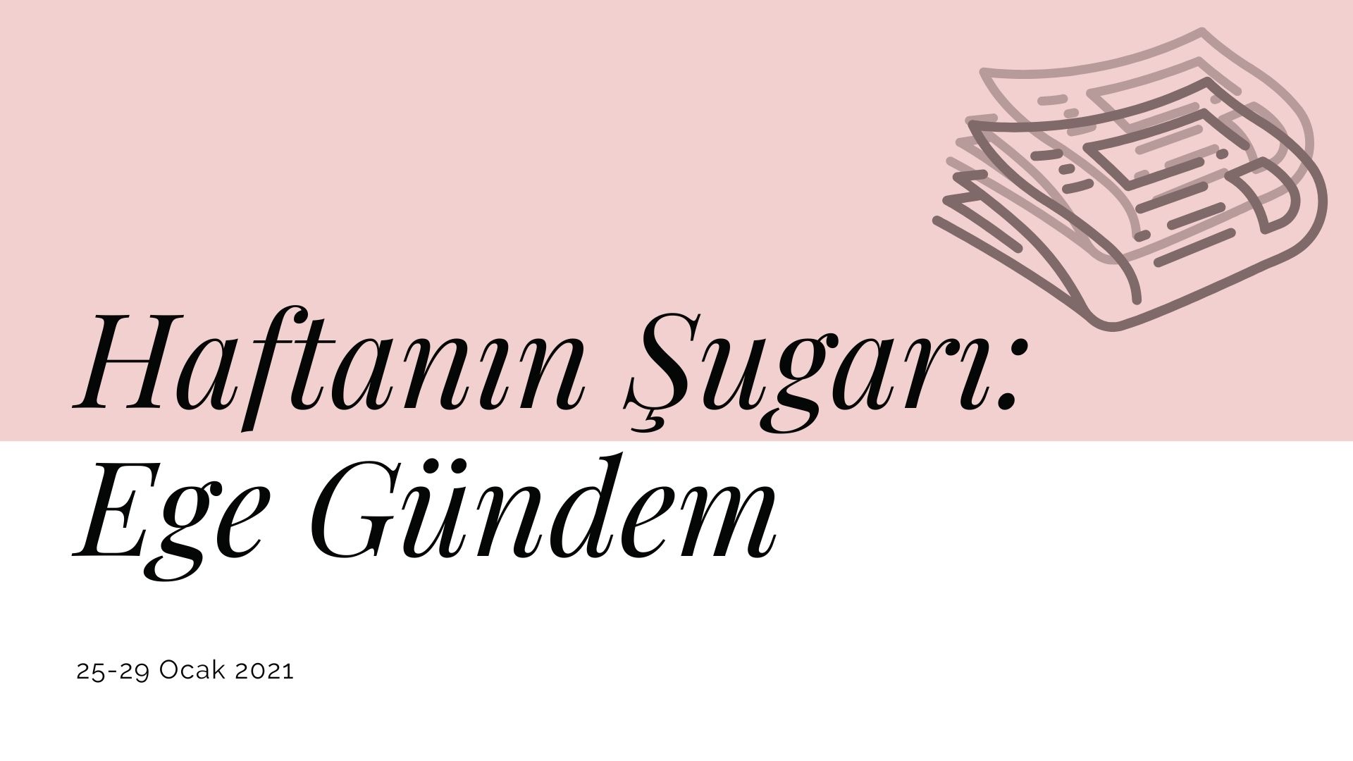 Haftanın Şugarı: Ege Gündem | Kaos GL - LGBTİ+ Haber Portalı