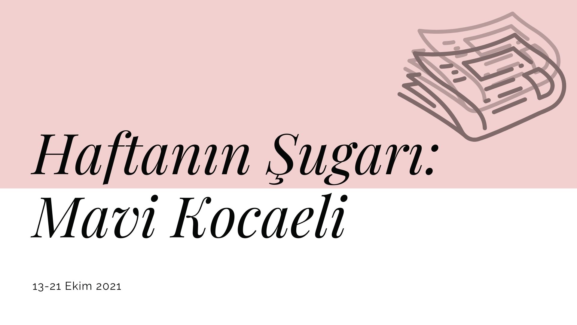 Haftanın şugarı: Mavi Kocaeli | Kaos GL - LGBTİ+ Haber Portalı Haber