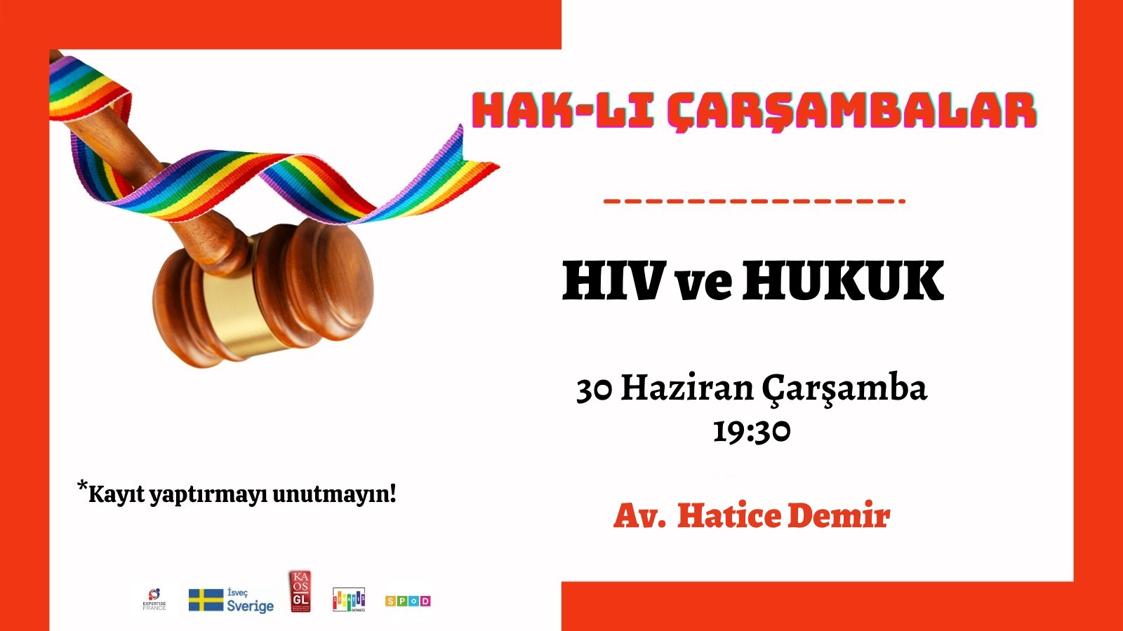 Hak-lı Çarşambalar: HIV ve Hukuk | Kaos GL - LGBTİ+ Haber Portalı Haber