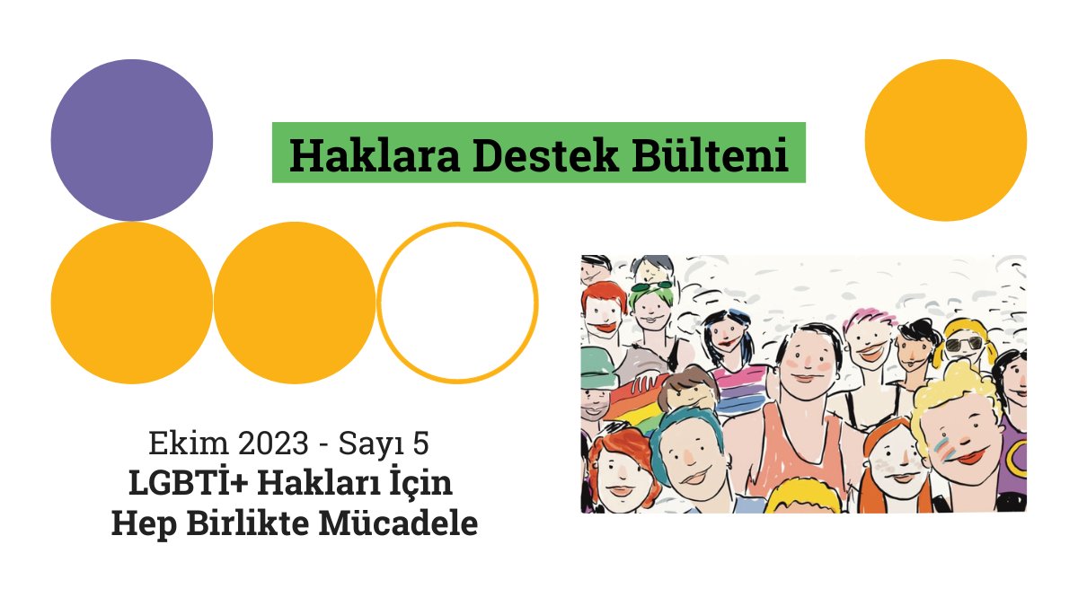 Haklara Destek Bülteni’nin son sayısı LGBTİ+ hakları temalı | Kaos GL - LGBTİ+ Haber Portalı Haber