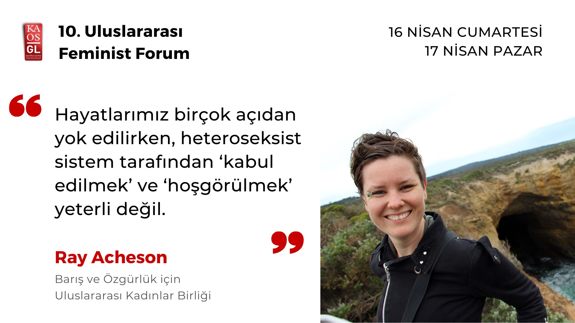 “Hayatlarımız birçok açıdan yok edilirken, ‘hoşgörülmek’ yeterli değil” Kaos GL - LGBTİ+ Haber Portalı