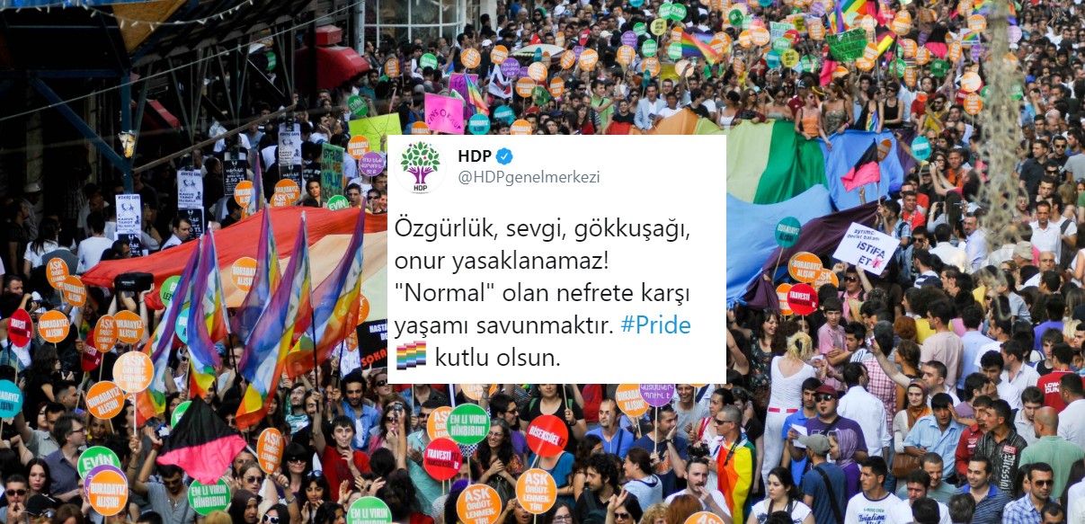 HDP Genel Merkezi, Onur Haftası’nı kutladı | Kaos GL - LGBTİ+ Haber Portalı Haber