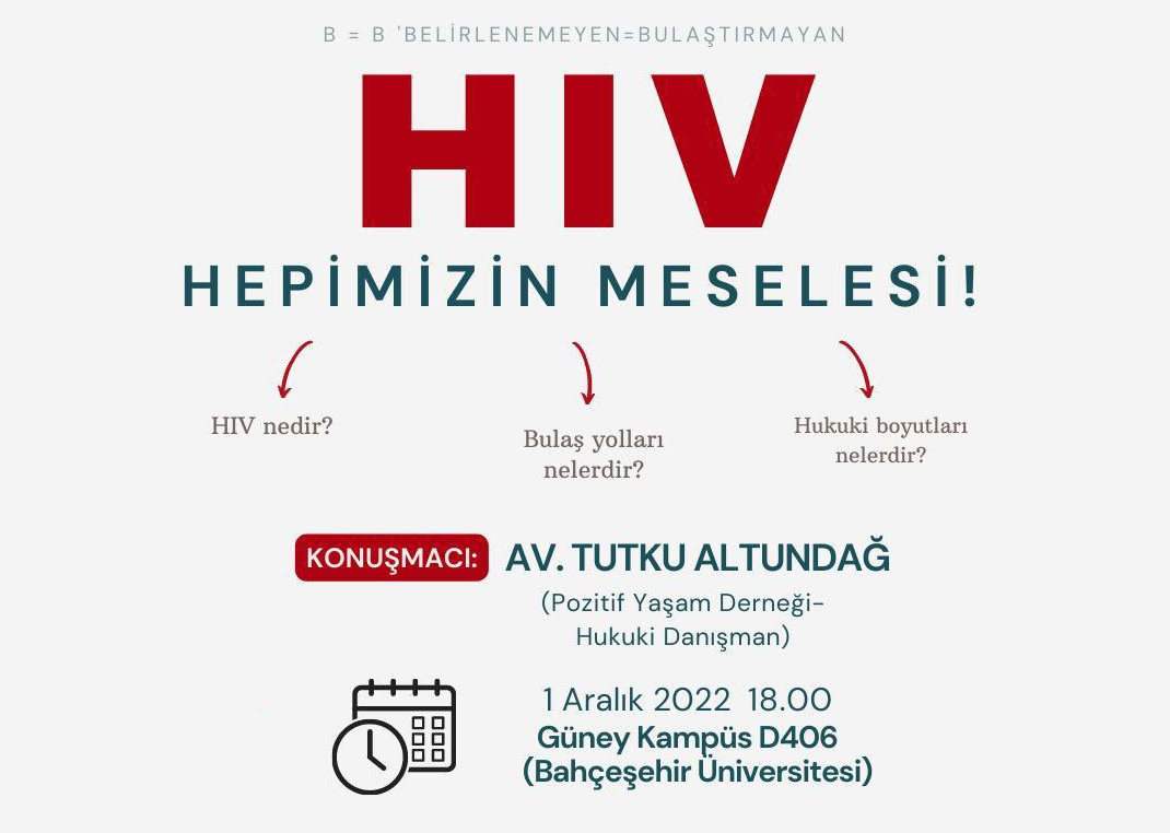 “HIV Hepimizin Meselesi” etkinliği Bahçeşehir Üniversitesi’nde | Kaos GL - LGBTİ+ Haber Portalı Haber