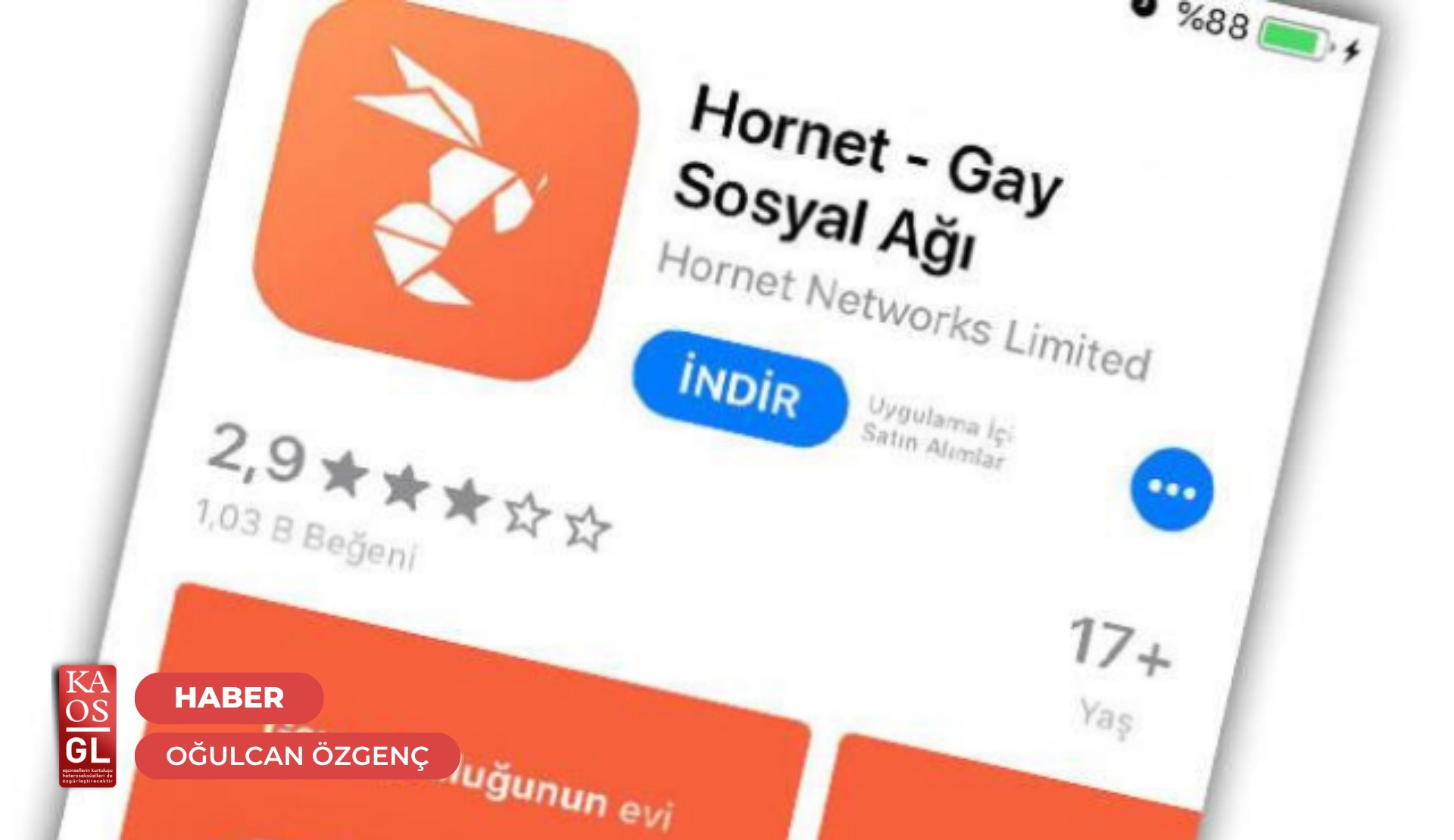 Hornet bir kez daha erişime engellendi! | Kaos GL - LGBTİ+ Haber Portalı