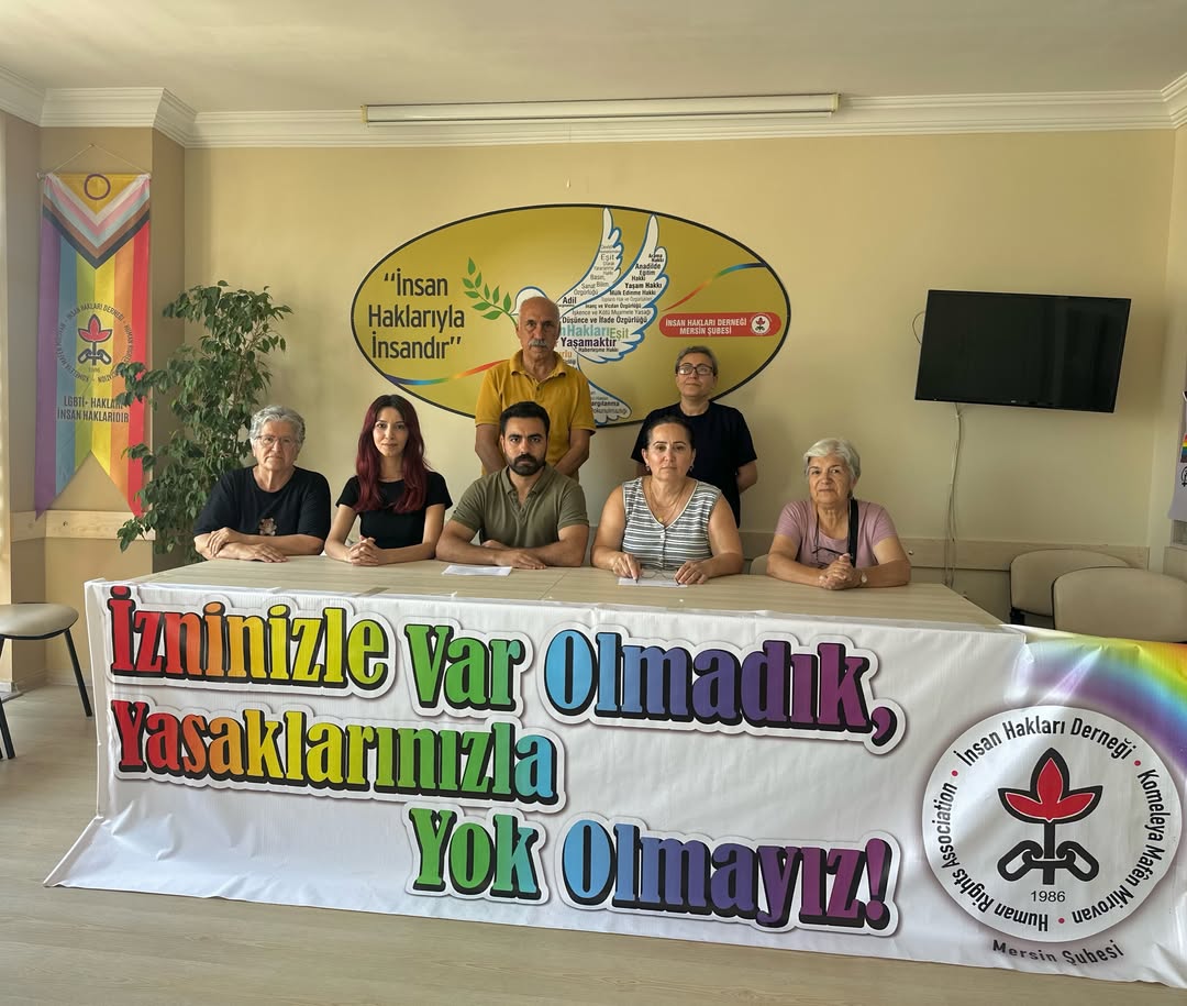 İHD Mersin Şubesi’nden Onur Ayı açıklaması: “LGBTİ+’lar yaşam hakları için mücadeleye devam ediyor” Kaos GL - LGBTİ+ Haber Portalı