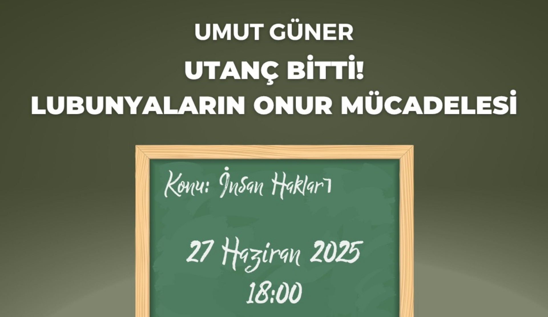 İnsan Hakları Okulu’nun seminer serisinde bu ay: “Utanç Bitti! Lubunyaların Onur Mücadelesi” Kaos GL - LGBTİ+ Haber Portalı