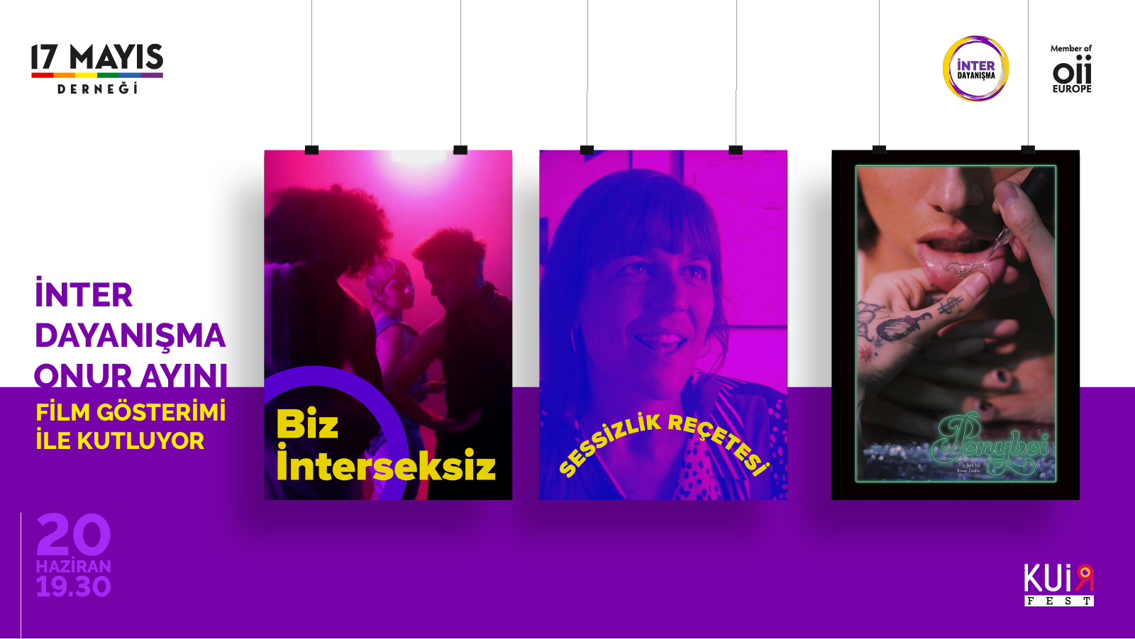 İnter Dayanışma, Onur Ayı'nı 3 kısa film gösterimi ile kutluyor! | Kaos GL - LGBTİ+ Haber Portalı Haber