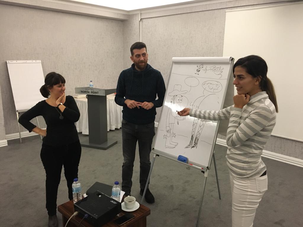 İranlı LGBTİ+ mülteciler Denizli ve Yalova’da heteroseksizme karşı çizdi Kaos GL - LGBTİ+ Haber Portalı