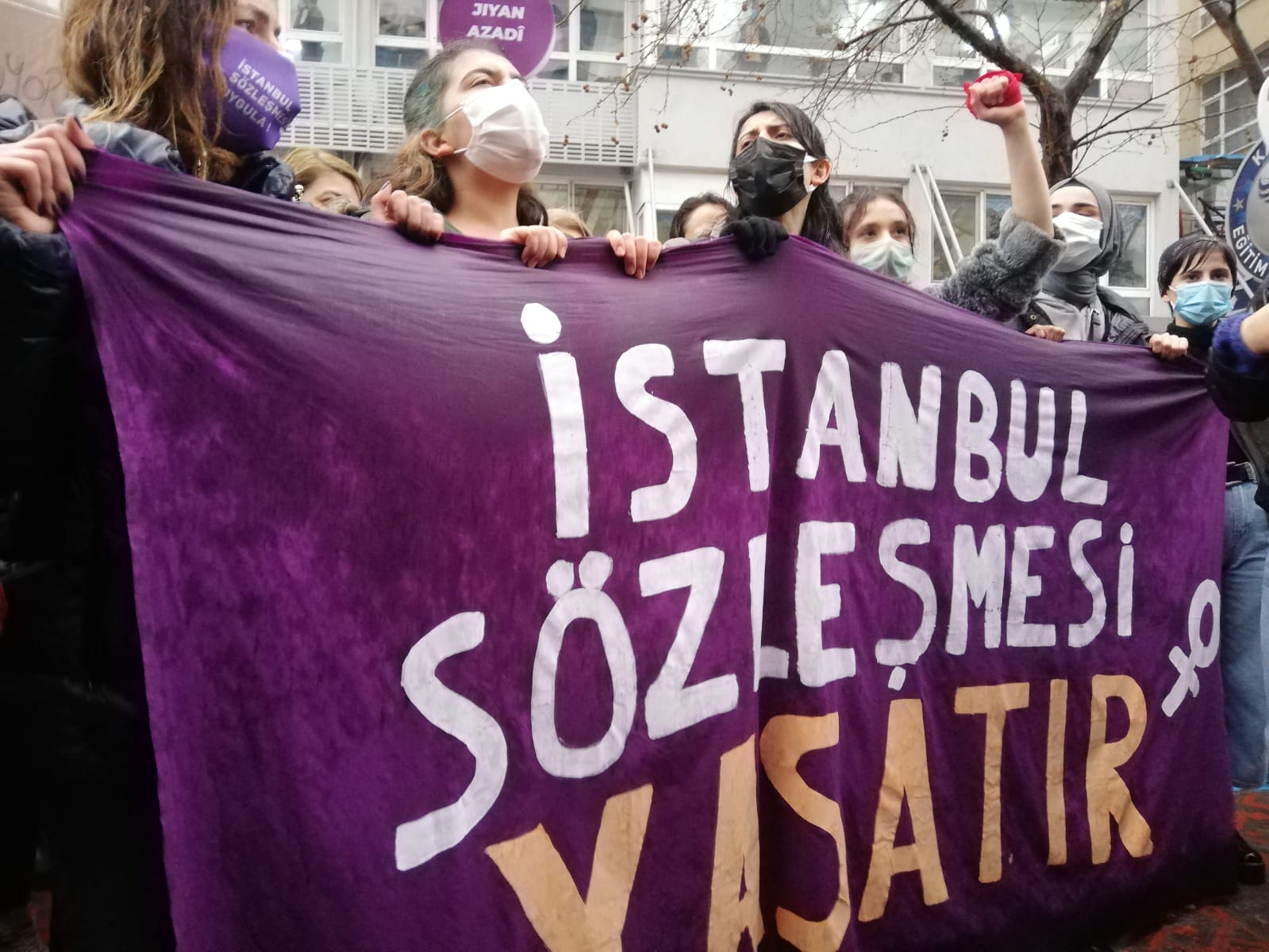 “İstanbul Convention Keeps You Alive” protest in Ankara Kaos GL - News Portal for LGBTI+