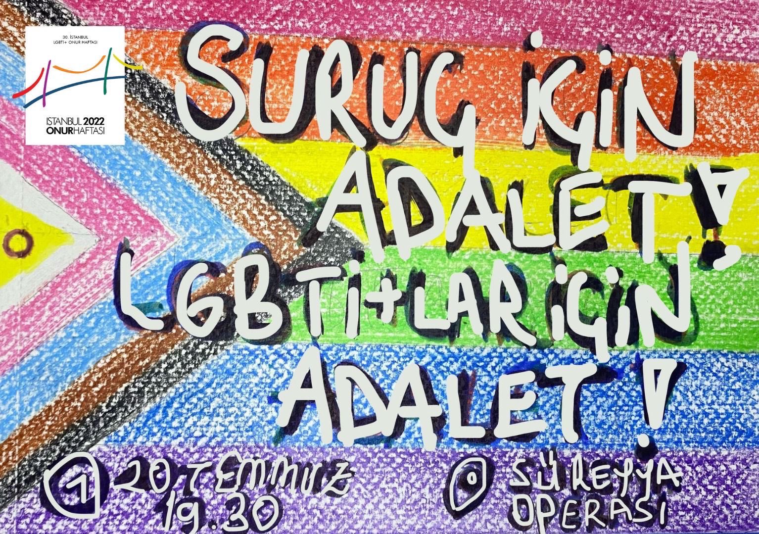 İstanbul LGBTİ+ Onur Haftası’ndan Suruç anması Kaos GL - LGBTİ+ Haber Portalı