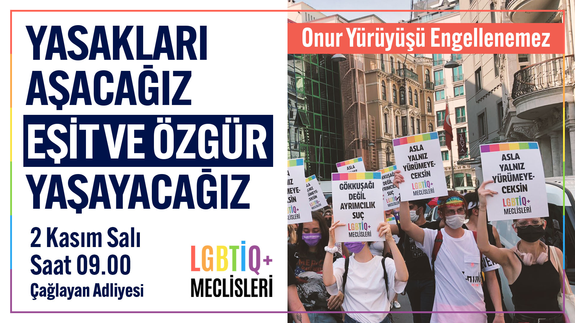 İstanbul Onur Yürüyüşü davası başlıyor: Göz korkutmak için açtığınız davalar bizi yıldıramaz! | Kaos GL - LGBTİ+ Haber Portalı Haber