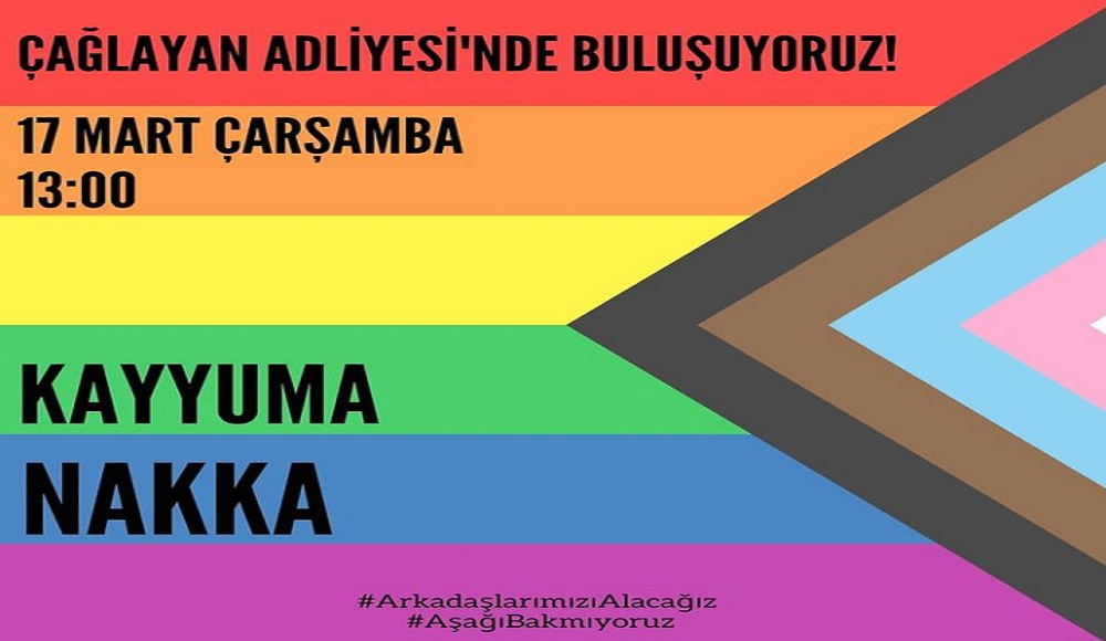 İstanbul Pride: 17 Mart'ta Çağlayan Adliyesi'ndeyiz! | Kaos GL - LGBTİ+ Haber Portalı Haber