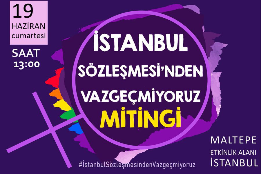 İstanbul Sözleşmesi’nden Vazgeçmiyoruz Mitingi, Maltepe’de | Kaos GL - LGBTİ+ Haber Portalı Haber