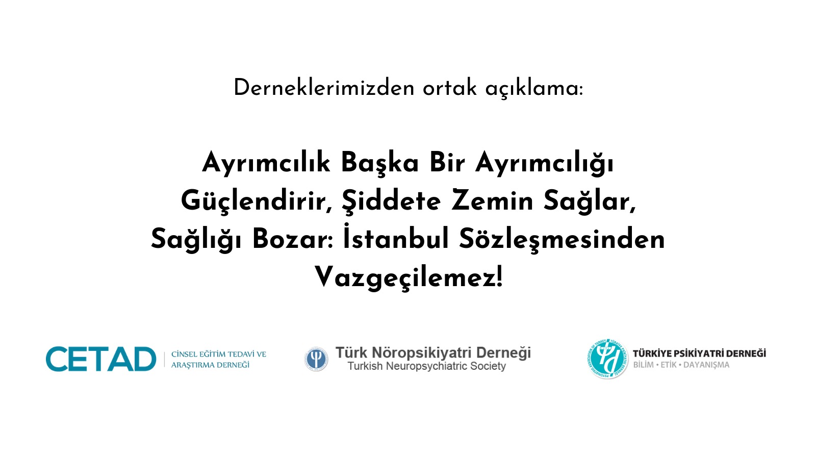 “İstanbul Sözleşmesi’nin ayrımcılığa karşı çıkan yönü gerekçe gösterilerek kazanılmış haklar ortadan kaldırılmaya çalışılıyor” Kaos GL - LGBTİ+ Haber Portalı