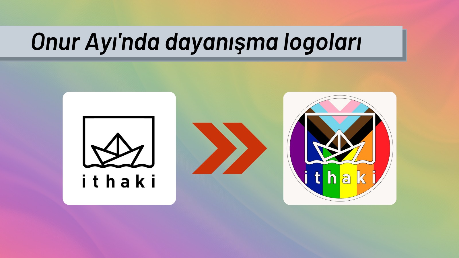 İthaki Yayınları logosunu gökkuşağına boyadı | Kaos GL - LGBTİ+ Haber Portalı Haber