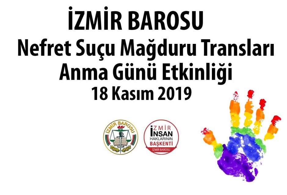 İzmir Barosu’ndan 20 Kasım etkinlikleri Kaos GL - LGBTİ+ Haber Portalı