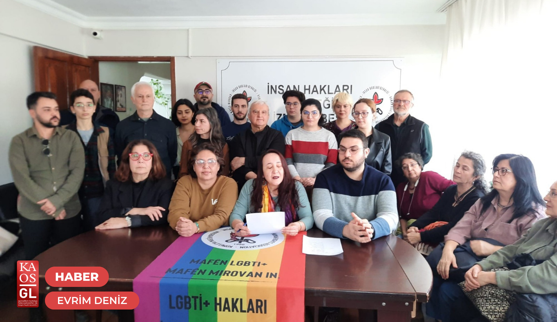 İzmir’de LGBTİ+’ları hedef alan saldırılara karşı ortak barikat: "Kimliğimiz suç, bedenimiz delil değildir" | Kaos GL - LGBTİ+ Haber Portalı