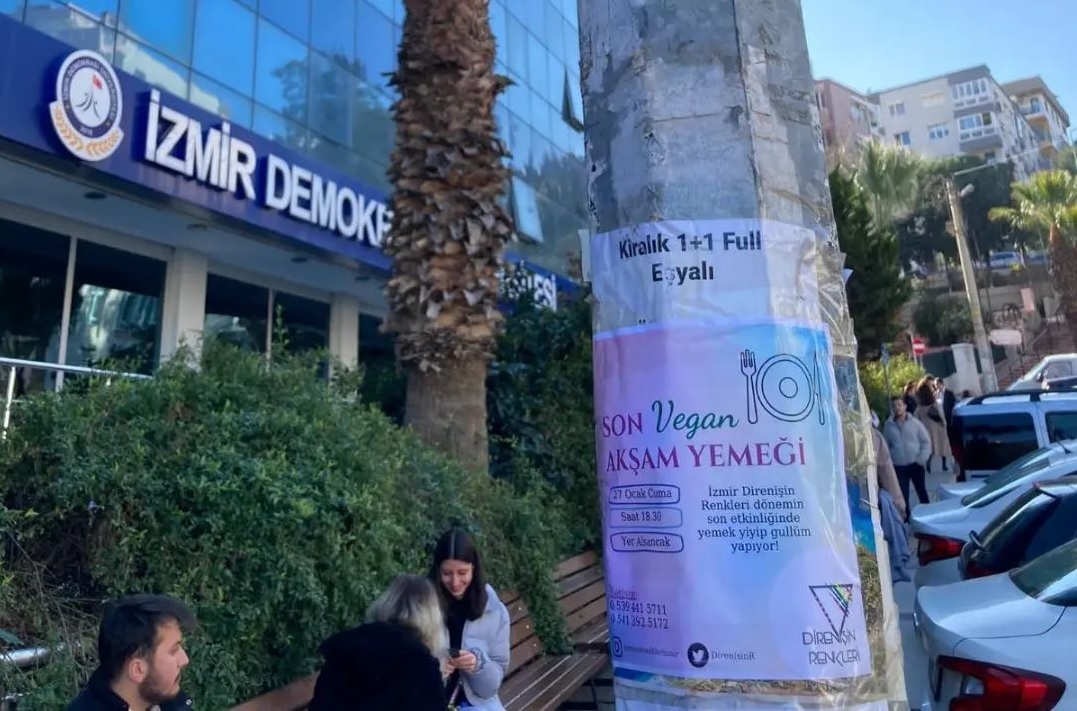 İzmir Direnişin Renkleri’nden “Son Vegan Akşam Yemeği” Kaos GL - LGBTİ+ Haber Portalı