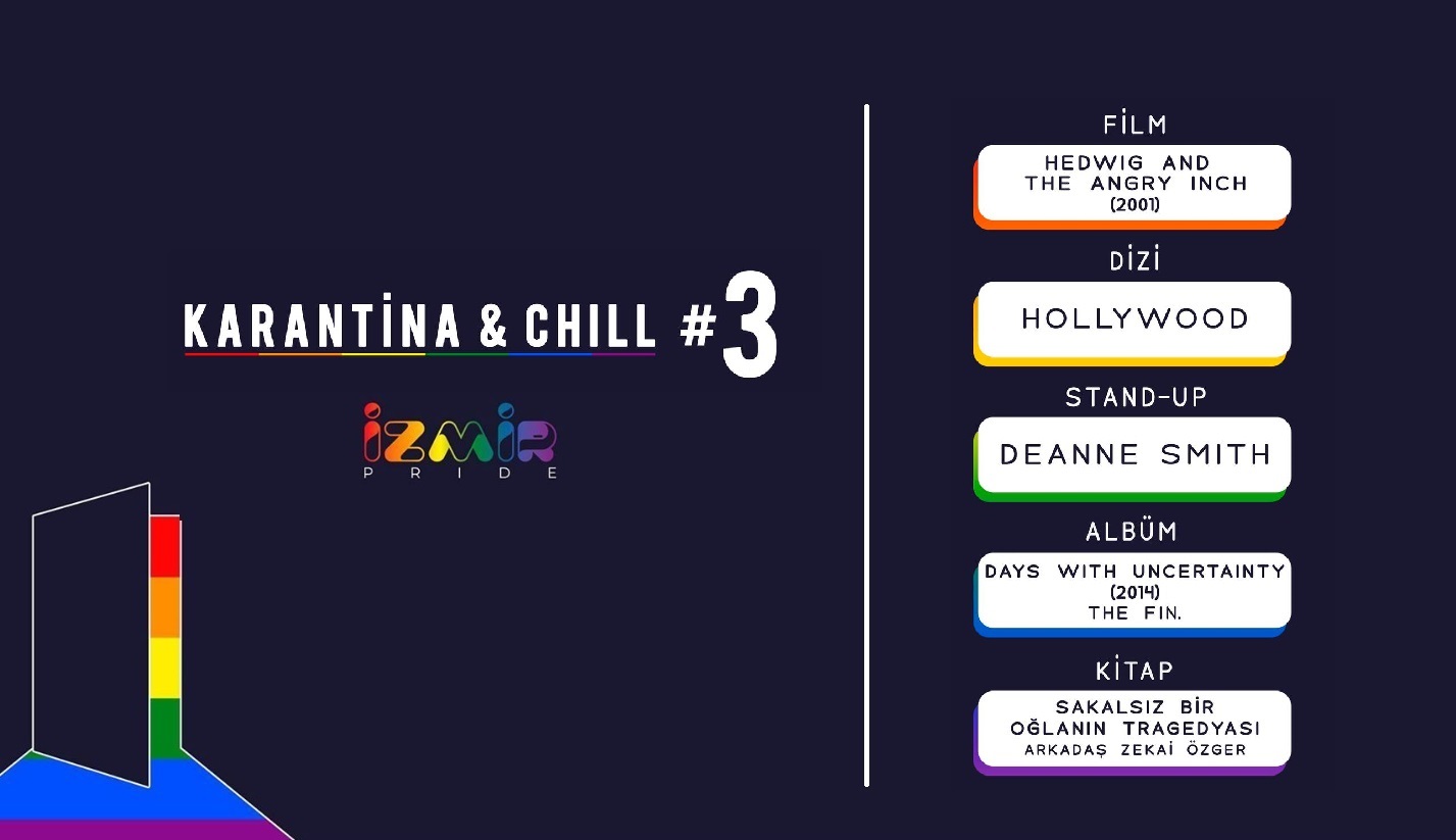 İzmir LGBTİ+ Onur Haftası’ndan “Karantina & Chill-3” | Kaos GL - LGBTİ+ Haber Portalı Haber