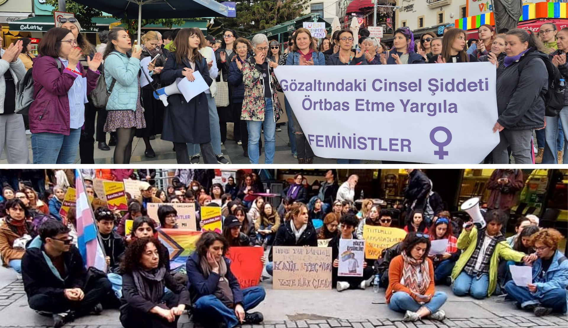 İzmir ve Antalya'da kadınlar ve LGBTİ+'lar meydanlardaydı: “Gözaltında taciz, çıplak arama suçtur; failler yargılansın” | Kaos GL - LGBTİ+ Haber Portalı Haber