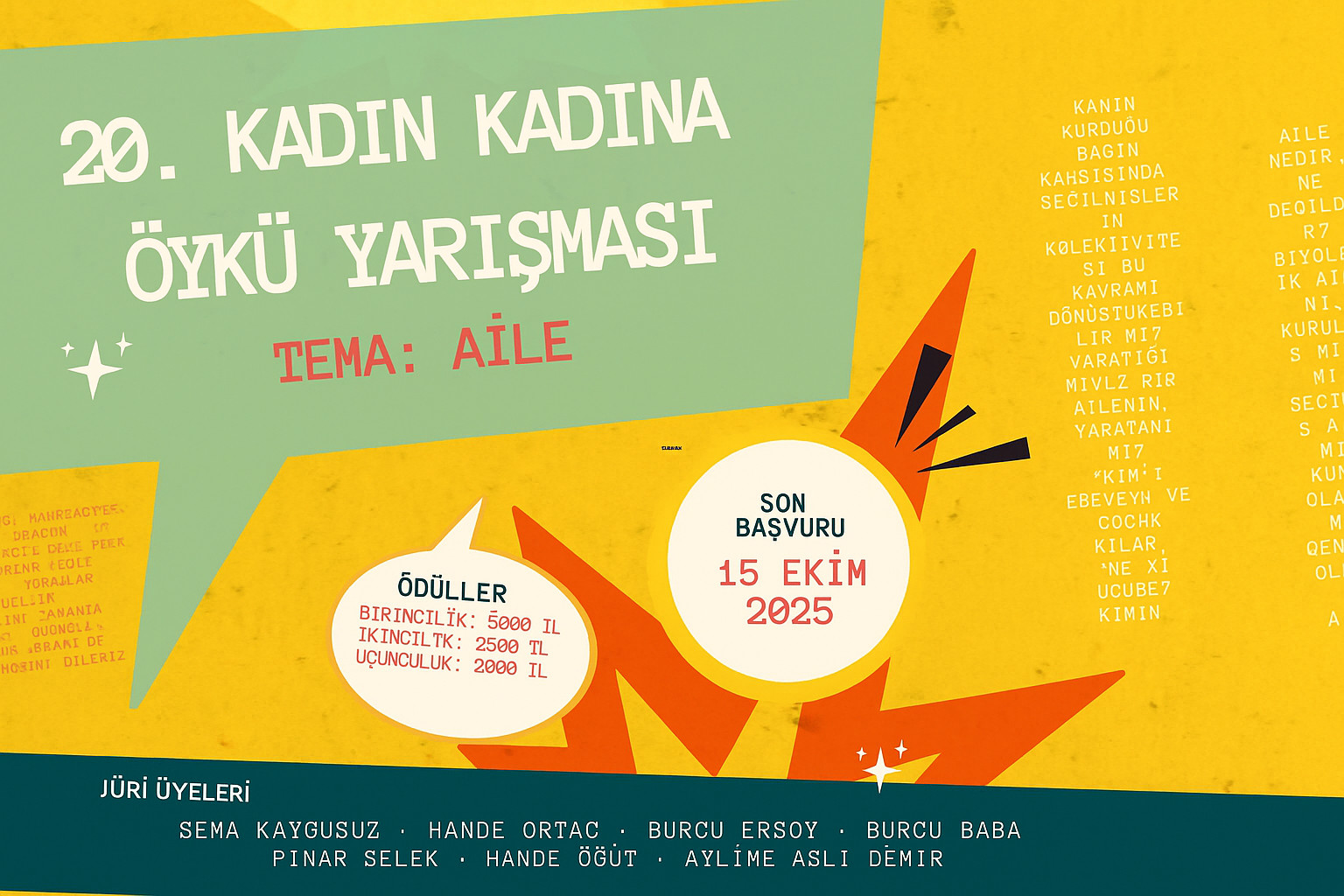 Kadın Kadına Öykü Yarışması’na başvuru süresi uzatıldı Kaos GL - LGBTİ+ Haber Portalı