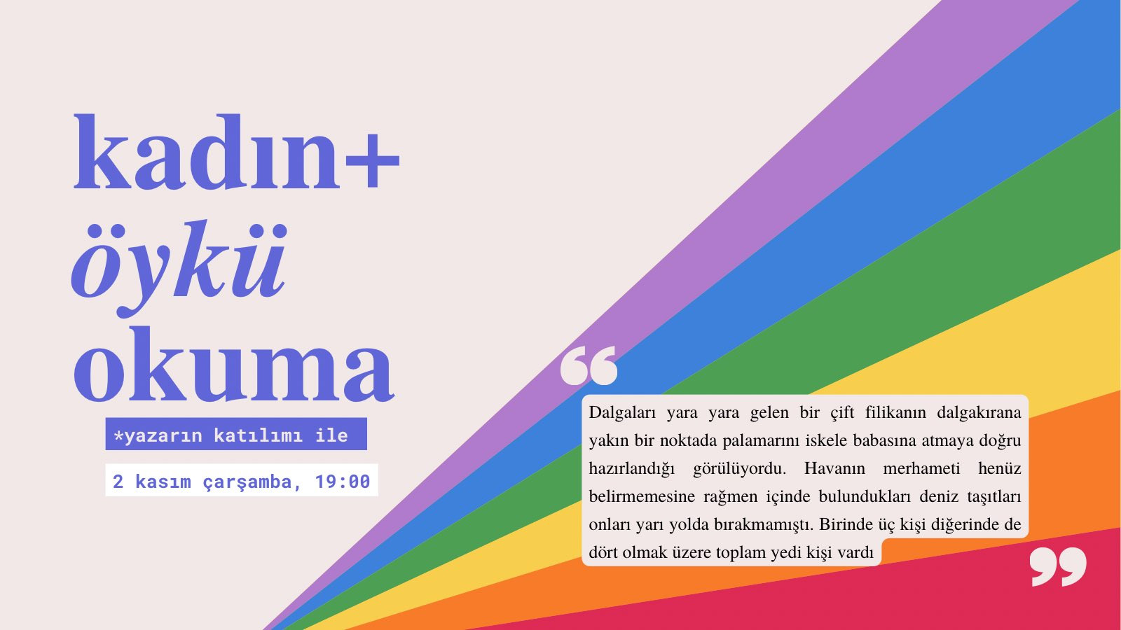 Kadın+ Öykü Okuma’da bu hafta: Adanın Ötesi | Kaos GL - LGBTİ+ Haber Portalı Haber