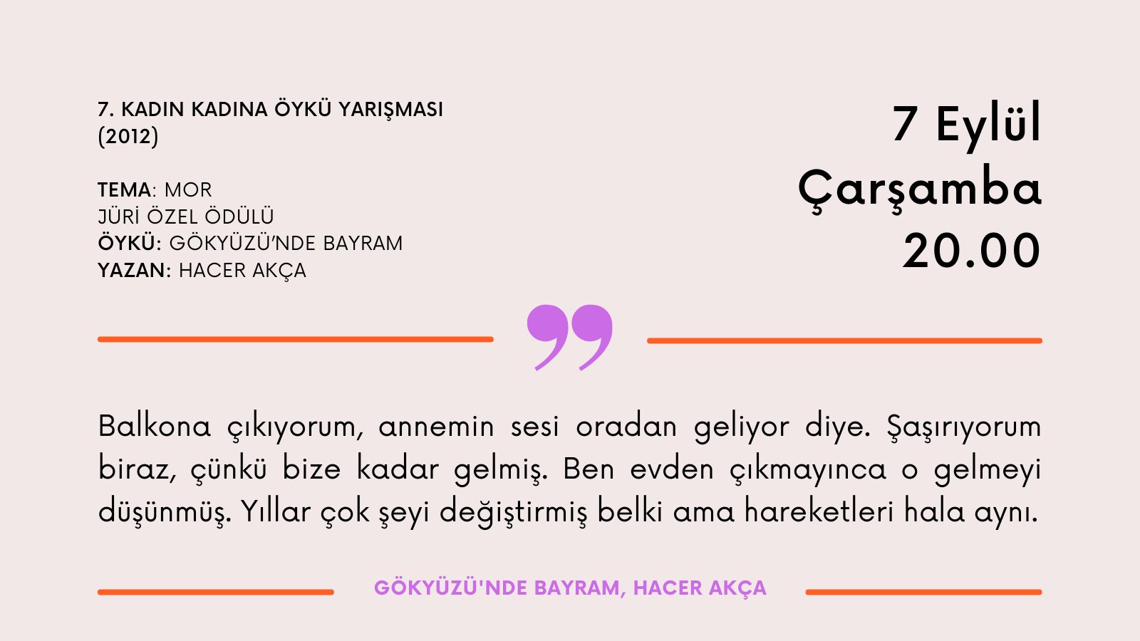 Kadın+ Öykü Okuma’da bu hafta: Gökyüzü’nde Bayram | Kaos GL - LGBTİ+ Haber Portalı Haber