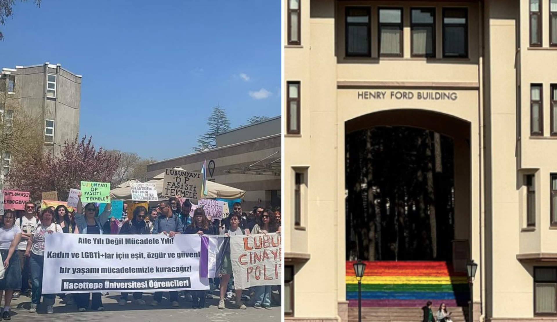Kampüslerdeki LGBTİ+ protestolarına üniversite yönetimlerinden gözdağı | Kaos GL - LGBTİ+ Haber Portalı Haber