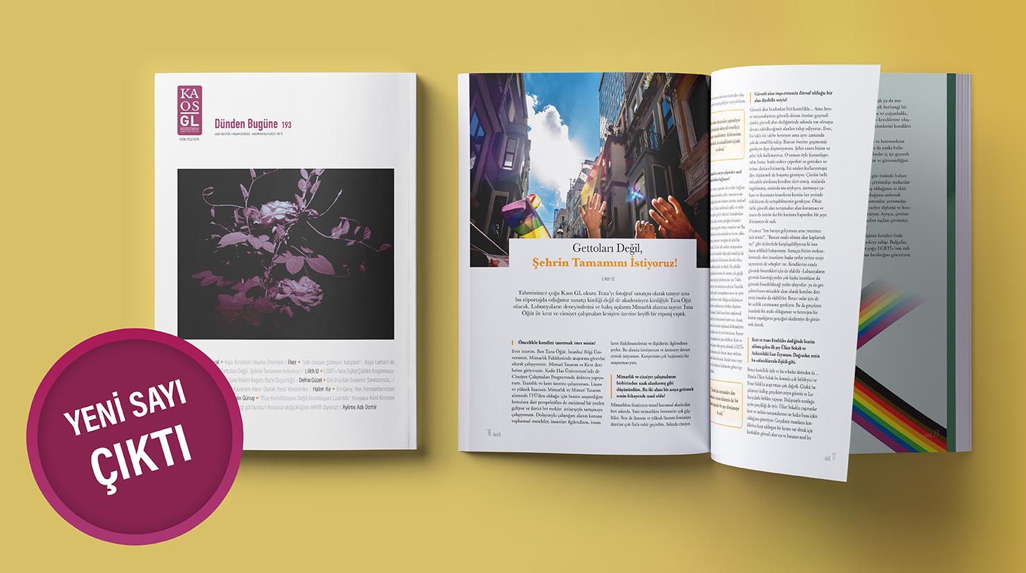 Kaos GL Dergisi “Dünden Bugüne” sayısı çıktı! | Kaos GL - LGBTİ+ Haber Portalı Haber