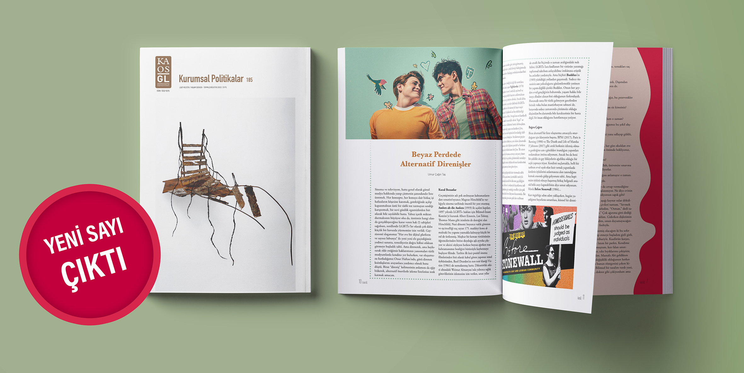 Kaos GL dergisi “Kurumsal Politikalar” sayısı çıktı! Kaos GL - LGBTİ+ Haber Portalı