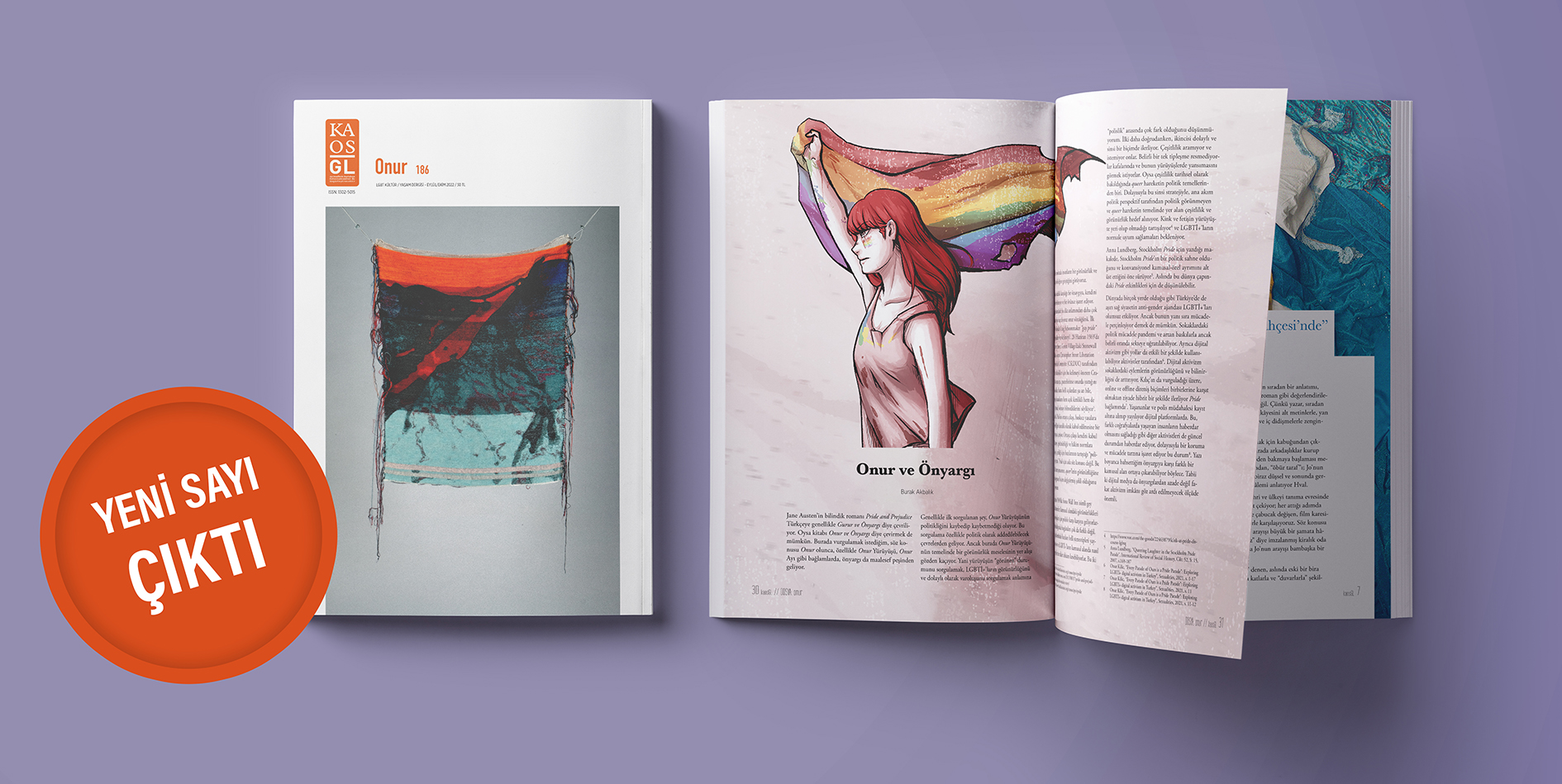 Kaos GL Dergisi “Onur” sayısı çıktı! | Kaos GL - LGBTİ+ Haber Portalı Haber