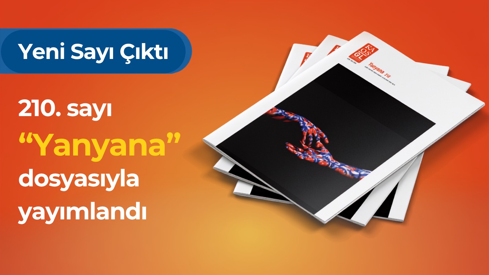 Kaos GL dergisinin "Yan Yana" sayısı çıktı! | Kaos GL - LGBTİ+ Haber Portalı