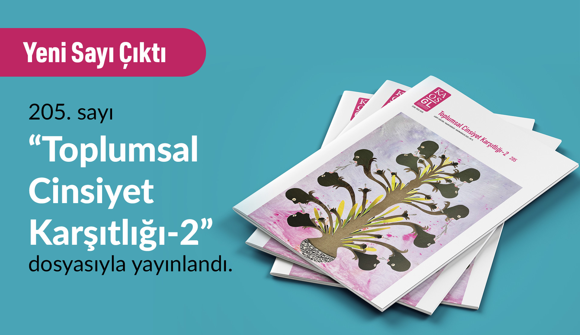 Kaos GL Dergisinin “Toplumsal Cinsiyet Karşıtlığı - 2” sayısı çıktı | Kaos GL - LGBTİ+ Haber Portalı