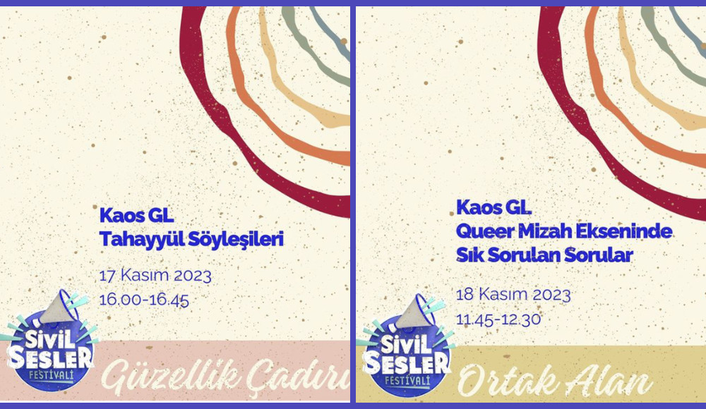 Kaos GL, Sivil Sesler Festivali’nde | Kaos GL - LGBTİ+ Haber Portalı Haber
