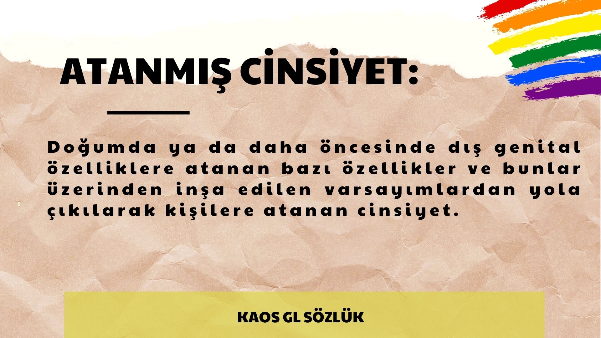 Kaos GL Sözlük: Atanmış Cinsiyet | Kaos GL - LGBTİ+ Haber Portalı Haber