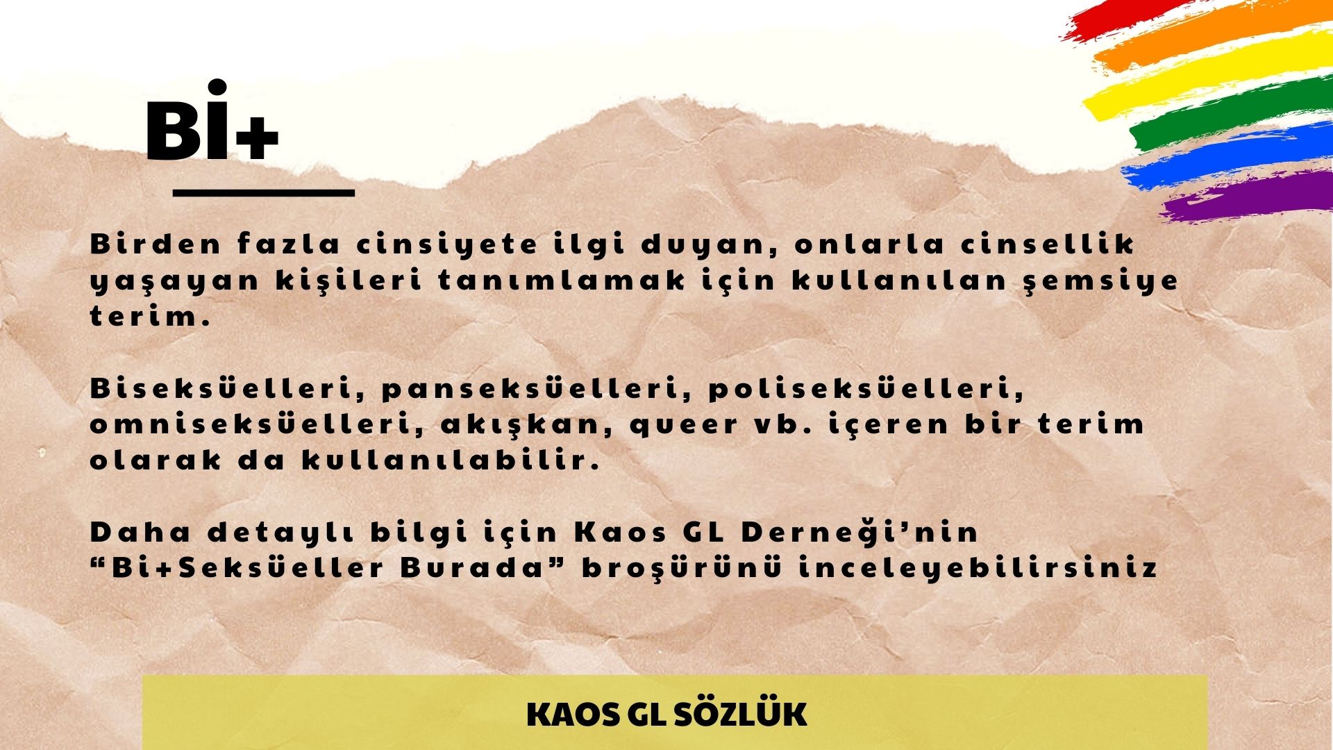 Kaos GL Sözlük: Bi+ Kaos GL - LGBTİ+ Haber Portalı