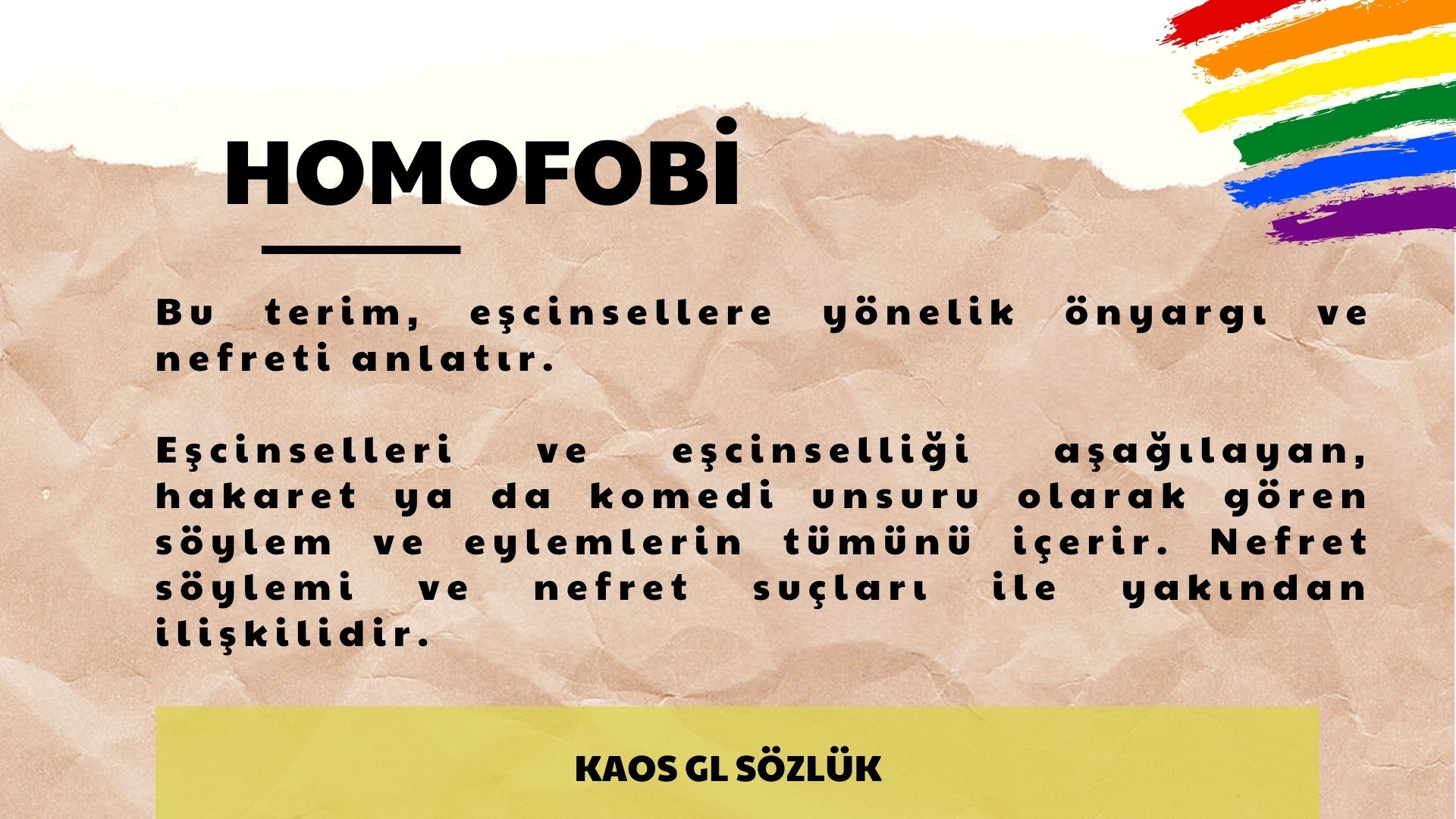 Kaos GL Sözlük: Homofobi | Kaos GL - LGBTİ+ Haber Portalı