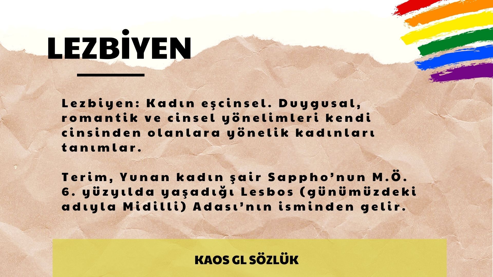 Kaos GL Sözlük: Lezbiyen | Kaos GL - LGBTİ+ Haber Portalı