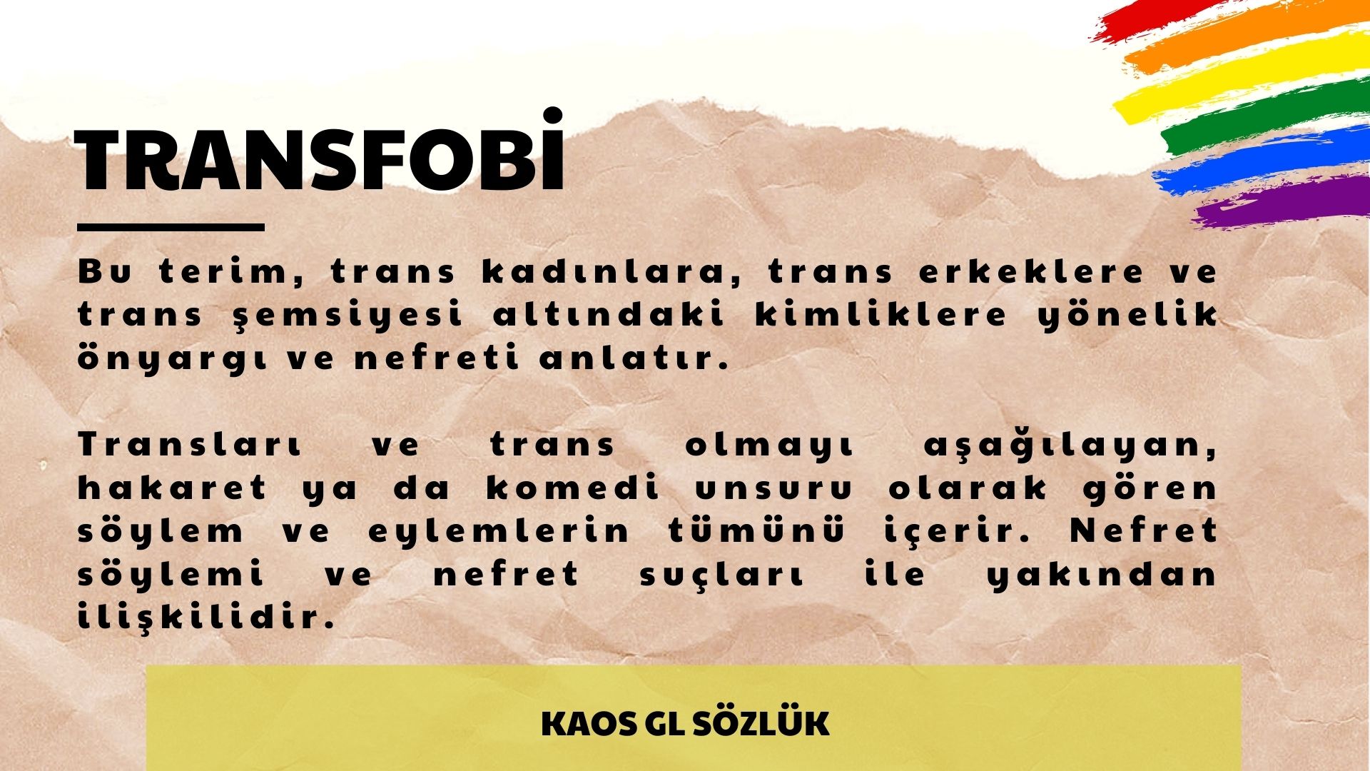 Kaos GL Sözlük: Transfobi | Kaos GL - LGBTİ+ Haber Portalı