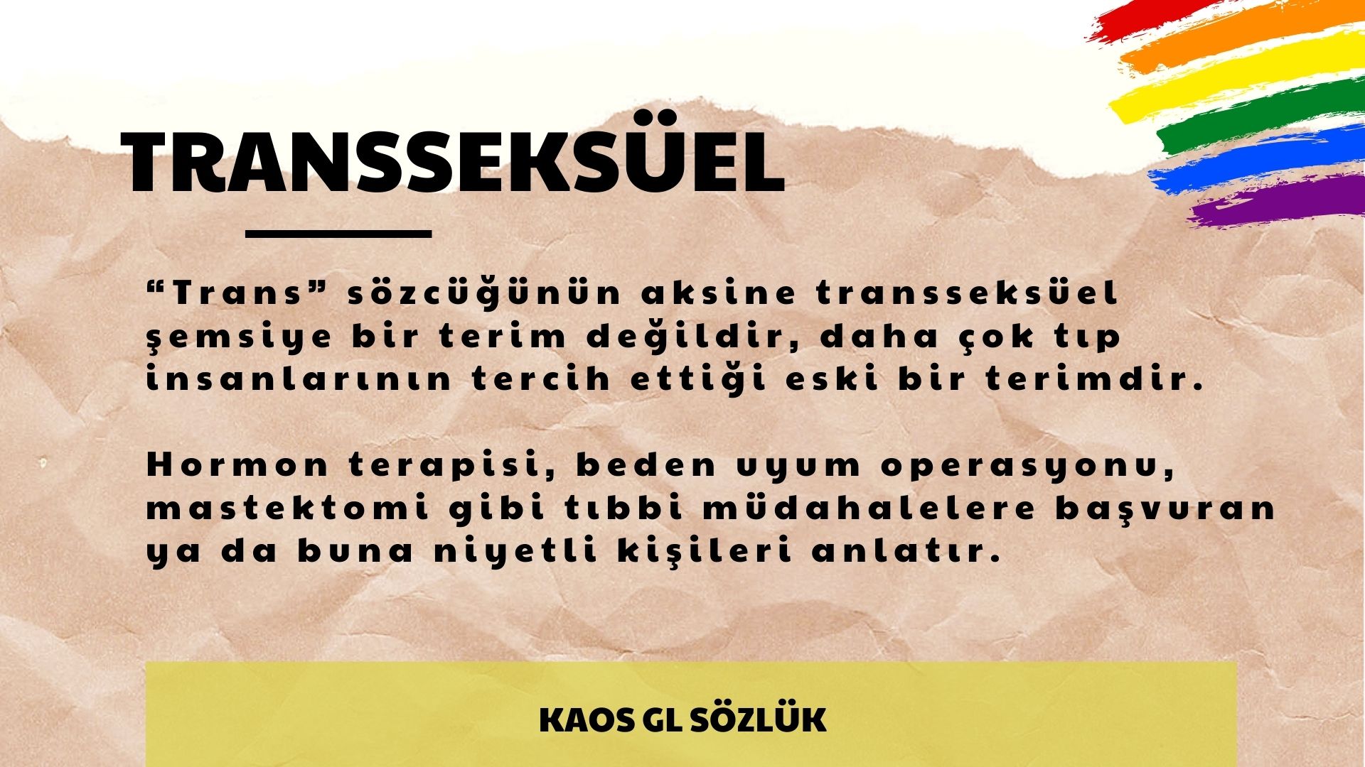 Kaos GL Sözlük: Transseksüel Kaos GL - LGBTİ+ Haber Portalı