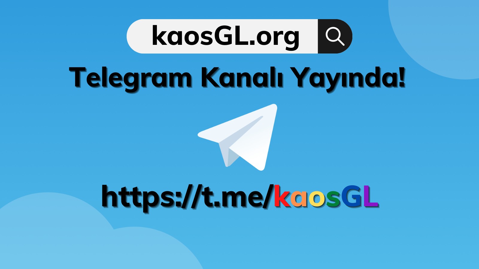 kaosGL.org Telegram kanalı açıldı! | Kaos GL - LGBTİ+ Haber Portalı Haber