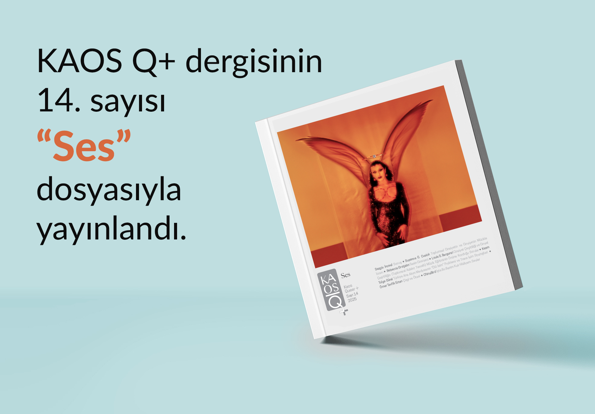 KaosQueer+’nın “Ses” temalı 14. sayısı yayında! | Kaos GL - LGBTİ+ Haber Portalı