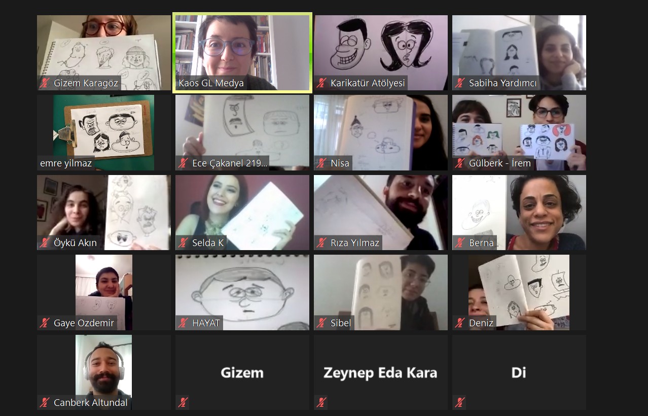 Karikatür Okulu “mimikleri” çizdi Kaos GL - LGBTİ+ Haber Portalı