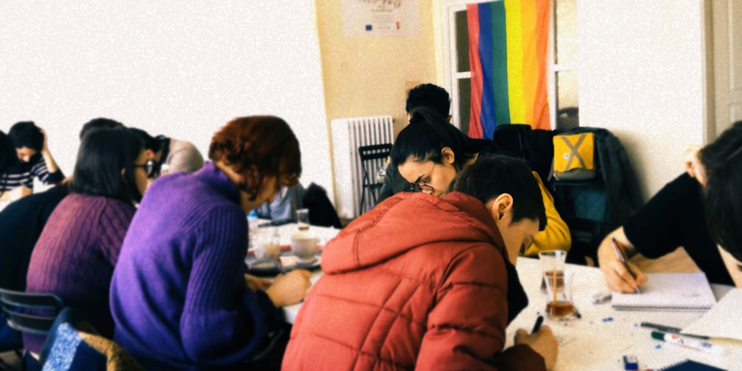 Karikatür Okulu’nda gündem çizildi | Kaos GL - LGBTİ+ Haber Portalı