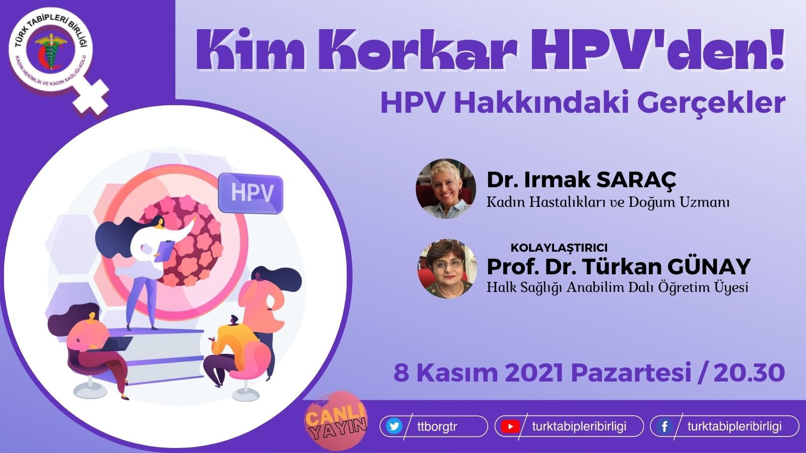 “Kim Korkar HPV'den” webinarı | Kaos GL - LGBTİ+ Haber Portalı Haber