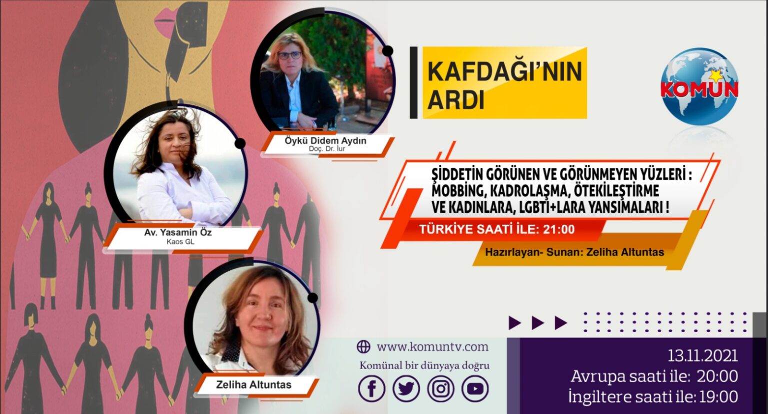 Komün TV’de LGBTİ+’lara yönelik şiddet konuşulacak | Kaos GL - LGBTİ+ Haber Portalı Haber